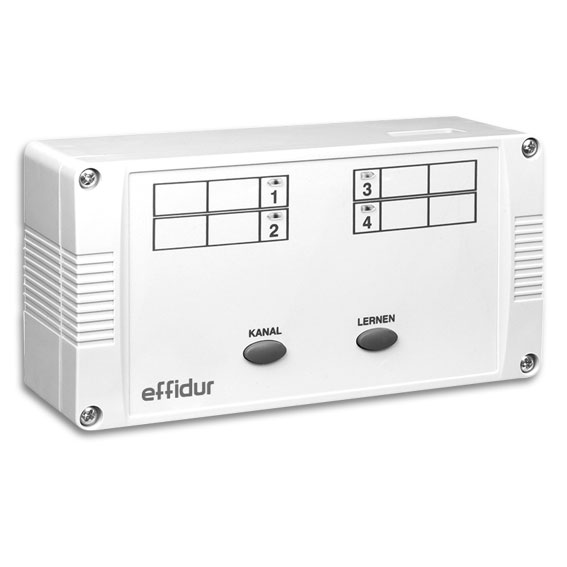 TEMPERATURE CONTROLLER<br />
4-channel wireless temperature controller IP20